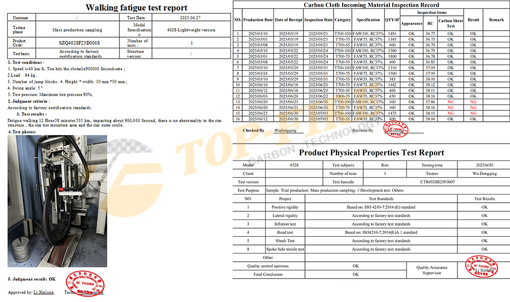 Carbon Rims Quality Inspection & Control